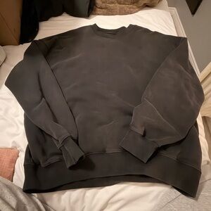 Abercrombie & Fitch Men's Black Crewneck Sweater
